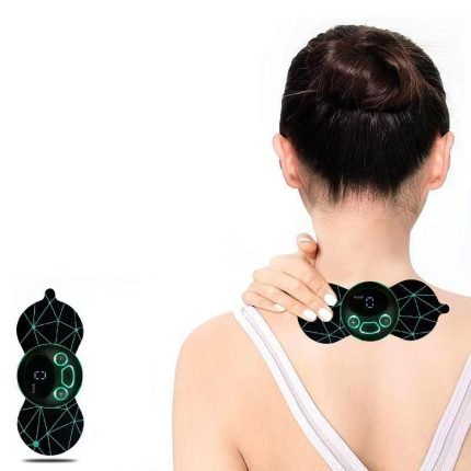 Smart Cervical Massage Patch With Usb Data Cable Portable Mini Charging Meridian Massager Vertebra Physiotherapy Neck Stickers