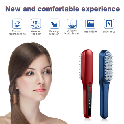 Phototherapy Hair Brush Anti Hair Loss Scalp Care Electric Massage Comb LED Light Therapy Laser Comb for Hair Growth