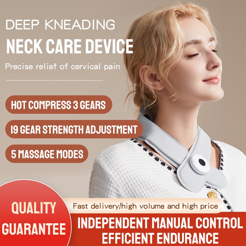 AB01 deep kneading neck massager worn on the neck
