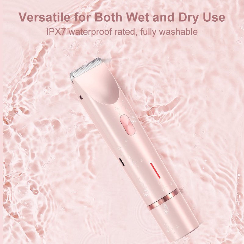 Dual-headed electric shaver for women