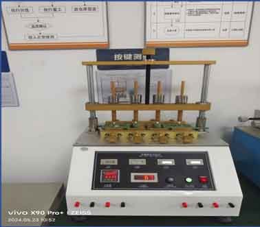 Button life test machine